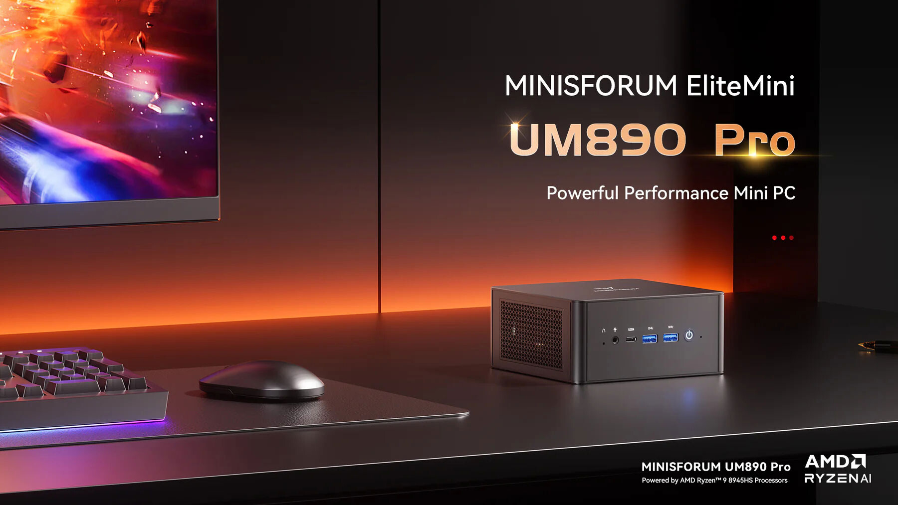 MINISFORUM Launches UM890 Pro Mini PC Powered by AMD Ryzen 