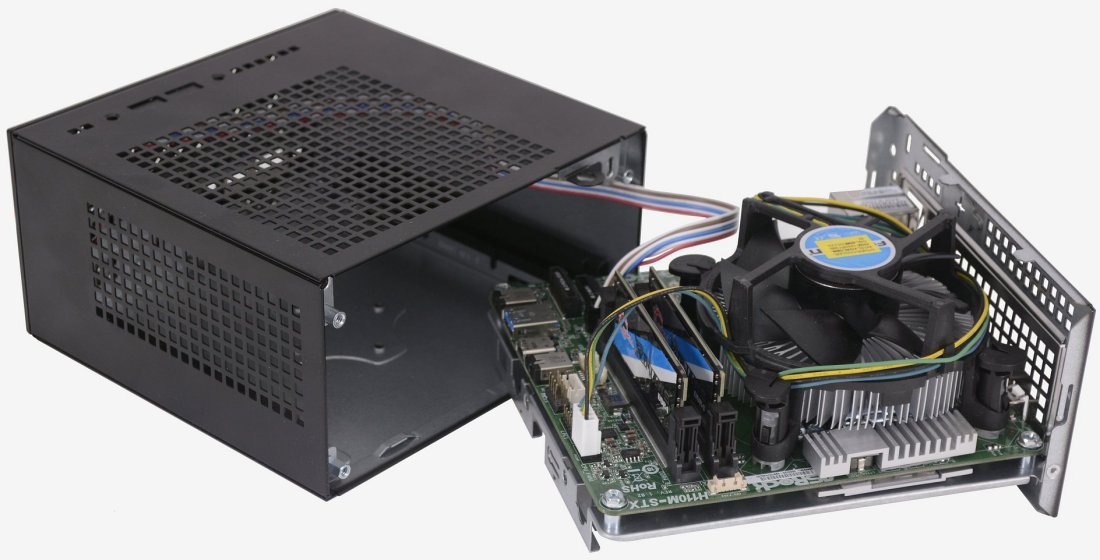 Asrock DeskMini 110 + i5 6500 + メモリ16GB ASRock DeskMini 110 mini-STX PC Review > Inside DeskMini | TechSpot