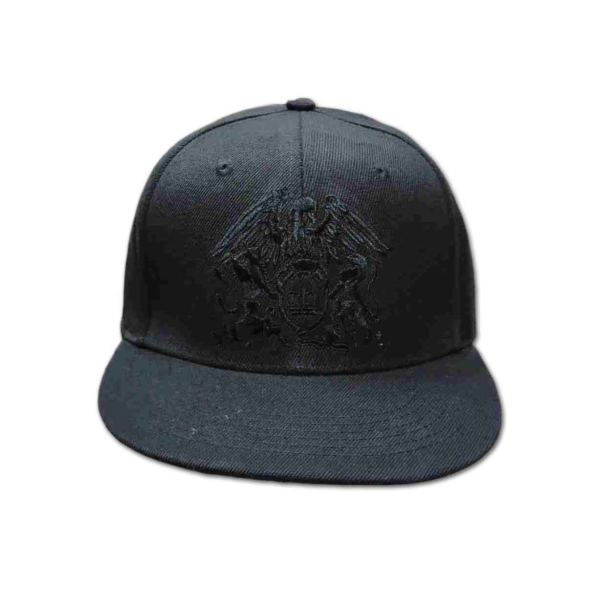 Queen スナップバックキャップ クイーン Crest BLACK - バンドTシャツ