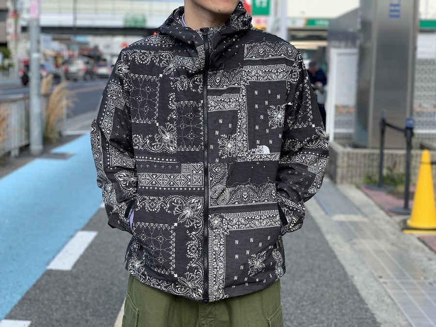 大人気！ノースフェイス ノベルティ ペイズリー バンダナ マウンテン