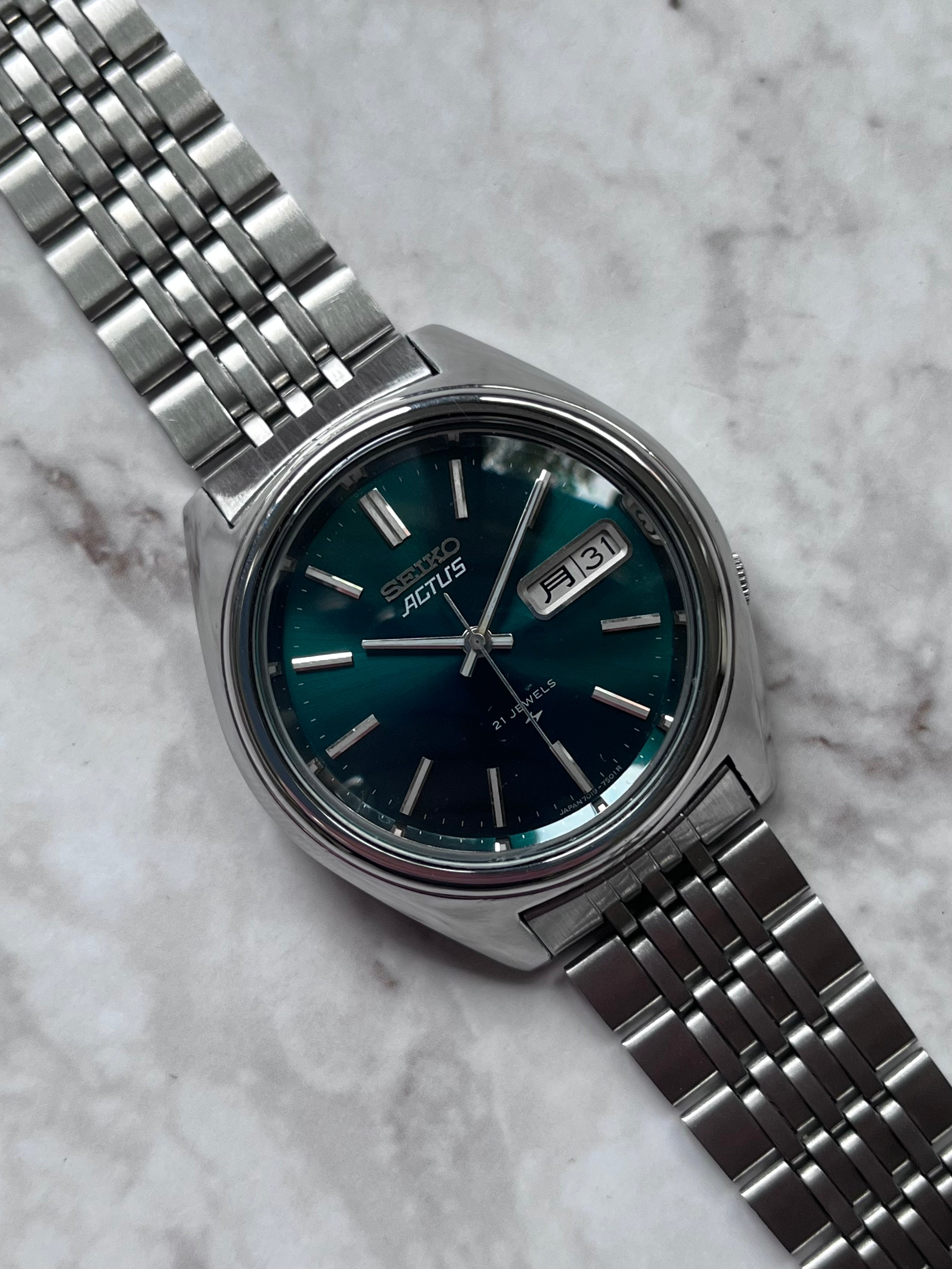 Seiko 5 Actus Automatic Kanji Ultra Rare 7019-7060 – The Wrist Watcher
