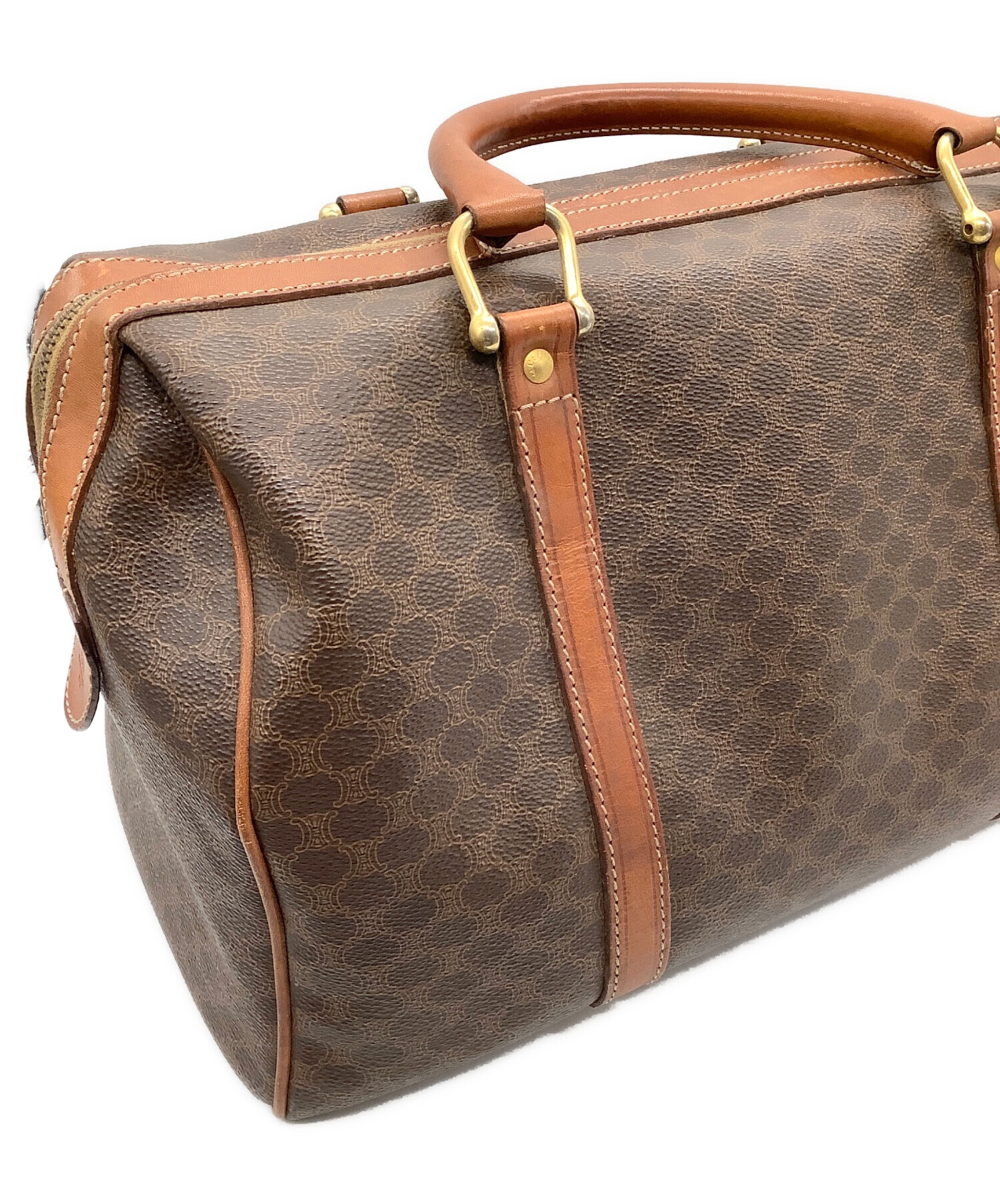 中古・古着通販】CELINE (セリーヌ) ボストンバッグ ブラウン