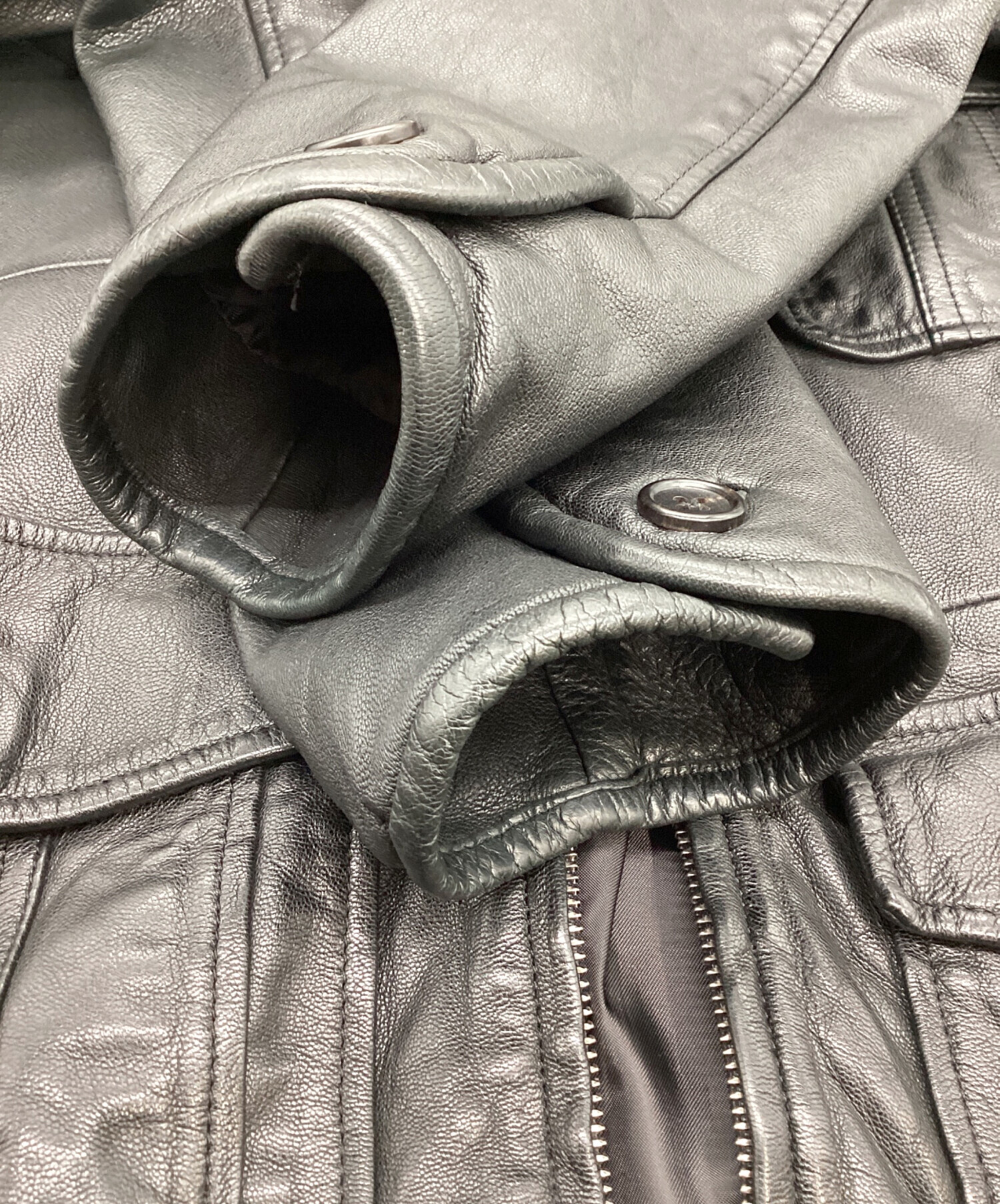 中古・古着通販】Paul Smith (ポールスミス) ラムレザージャケット