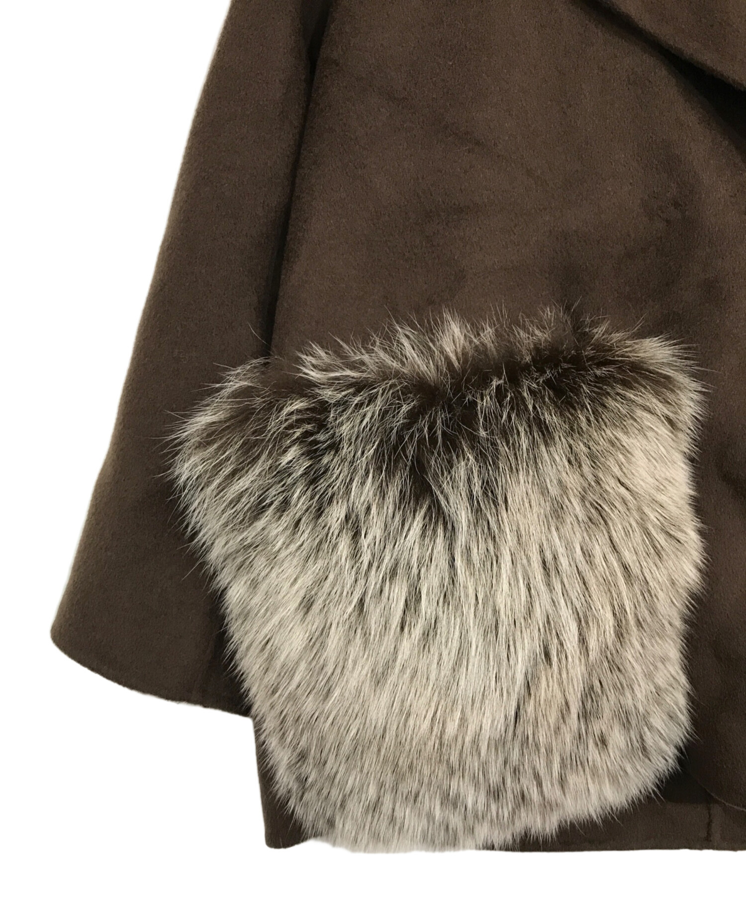 中古・古着通販】U-Big (ユービッグ) ウールダブルフェイスショール