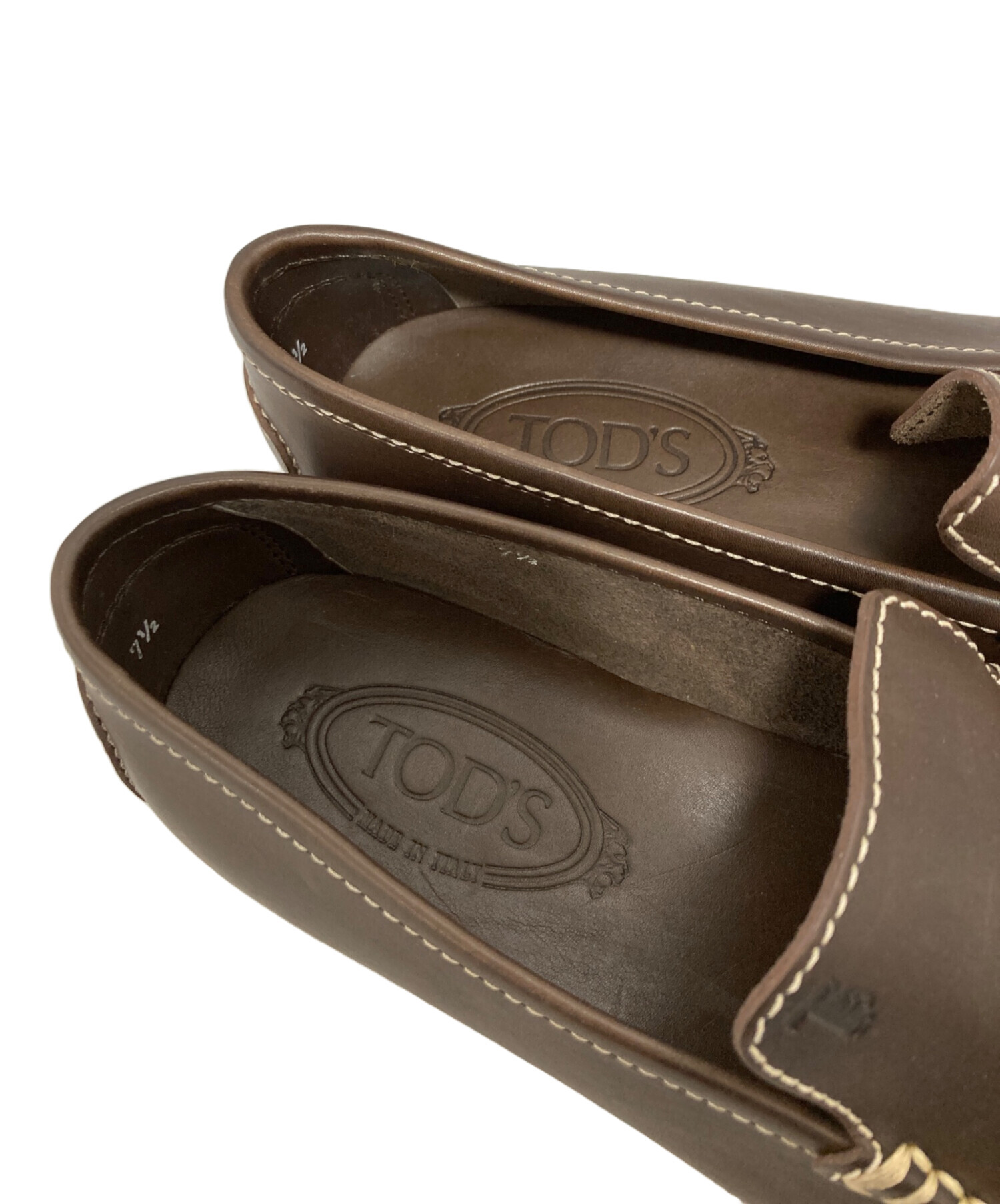 中古・古着通販】TOD'S (トッズ) シューズ ブラウン サイズ:7 1/2