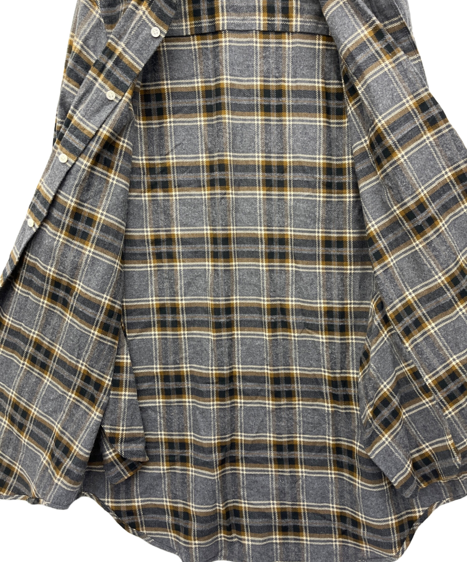 中古・古着通販】UNDERCOVER (アンダーカバー) ネルチェックBDロング