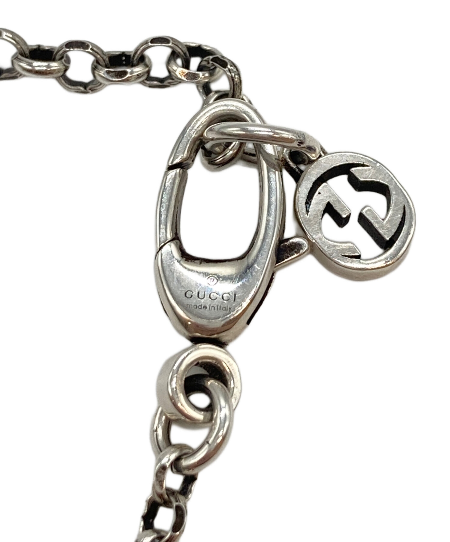 中古・古着通販】GUCCI (グッチ) ダブルG キーチャーム ブレスレット