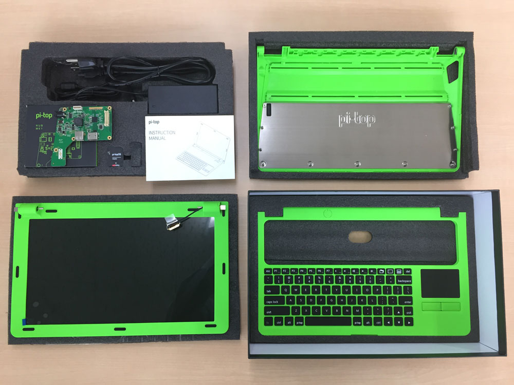 pi-top | Raspberry Pi ノートPC 自作 DIY キット | 海外ソフトウェア