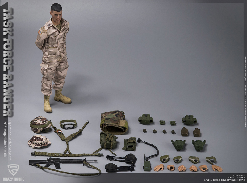 crazyfigure】LW001 1/12 Chalk Leader 75th Ranger - TASK FORCE