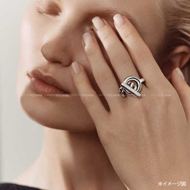 HERMES エルメス リング・指輪 クロワゼット GM #53 シルバー シルバー
