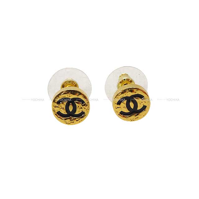 CHANEL シャネル ピアス ココマーク ラウンド ゴールド ゴールド金具 新品