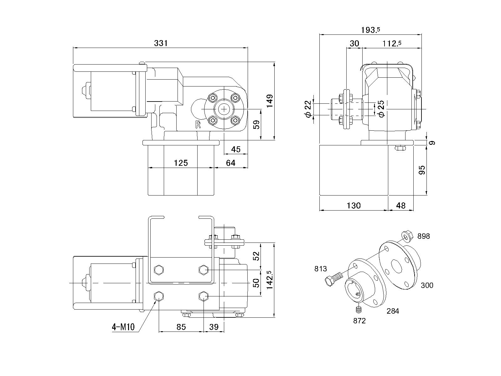クイック 903-HSDXI φ22 L=800セット - トラックボディパーツトラック