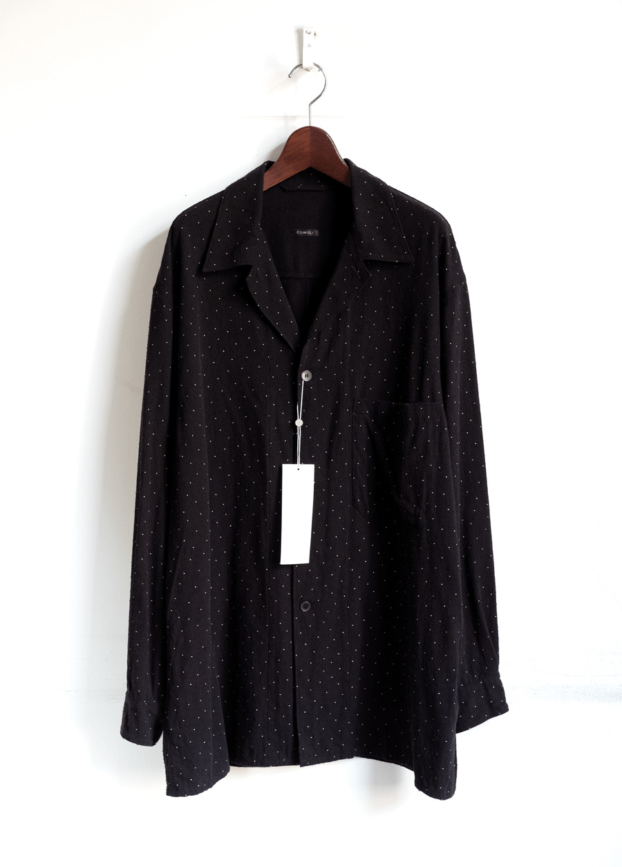 COMOLI シルクノイル シャツジャケット | 大阪心斎橋のメンズ洋服の