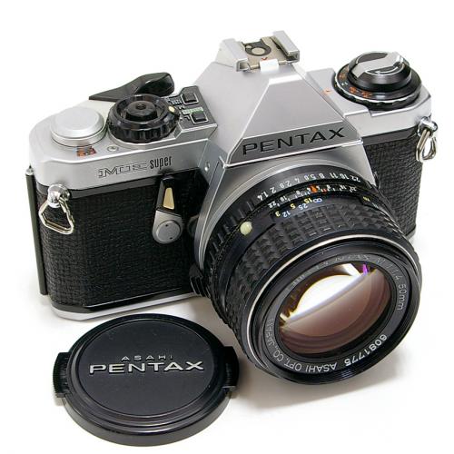 販売済み 中古ペンタックス MEスーパー シルバー 50mm F1.4 セット