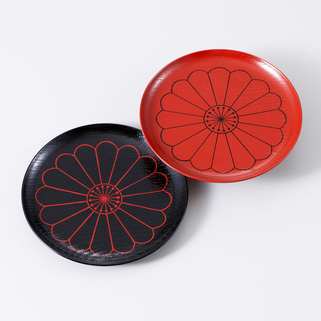 菊 銘々皿 五客セット（全2色） – 象彦 公式オンラインショップ