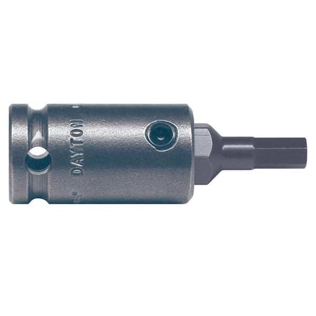 APEX 3/8 in Drive, Hex, Socket Bit, 7/32 in Tip, 2 1/4 in - SZ-13