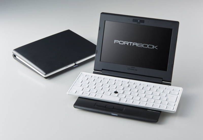 キングジム、折りたたみ式キーボード搭載のA5モバイルノートPC | 日経