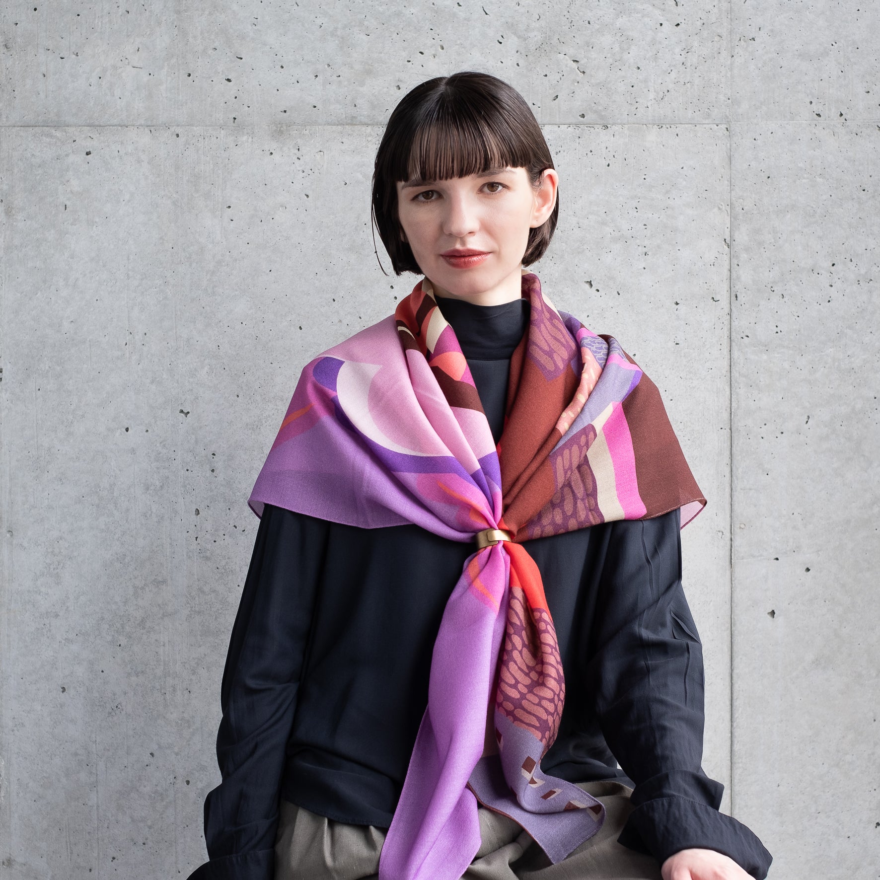 ロウン ファンミ Extraordinary Day 大判スカーフ2種セット ロウン