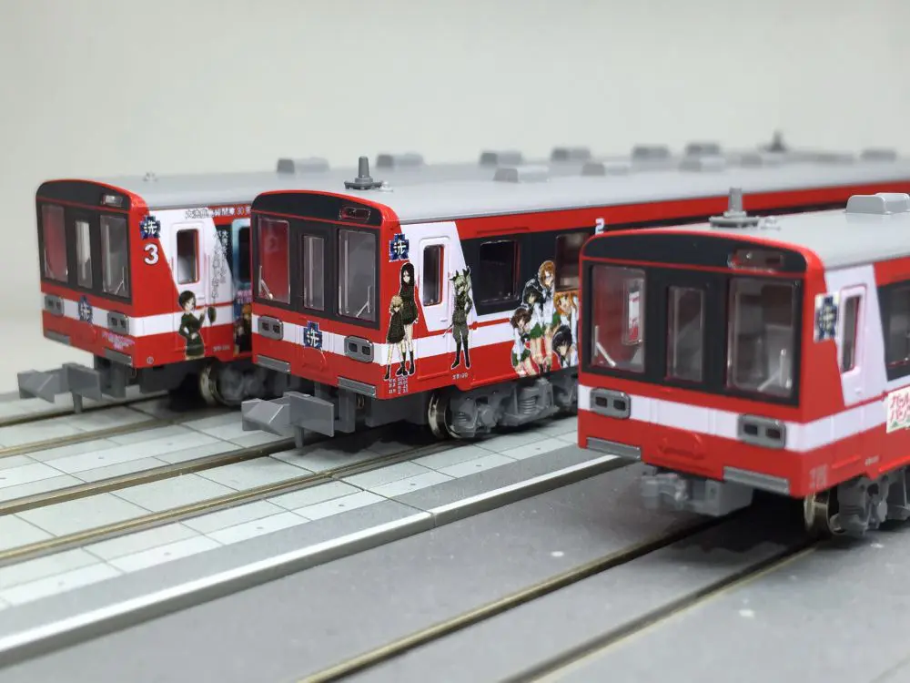 ガールズ＆パンツァー 鹿島臨海鉄道6000形ガルパン2号車＋3号車 入線