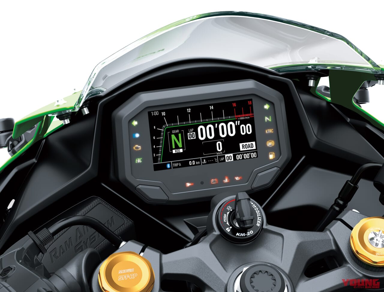 画像 No.3/17] 上級ミドル仕立て! カワサキNinja ZX-4R 装備解説〈大