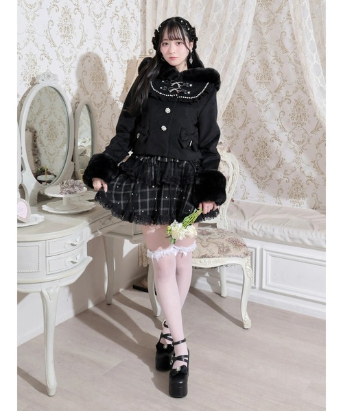 NOEMIE（ノエミー） コート アウター ヨークフリルドーリーショート