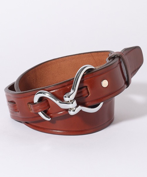 トリーレザー「Nickel Hoof Pick Belt 」34 ブラウン TORY LEATHER