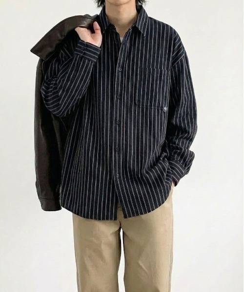 シャツ メンズストライプシャツ メンズ : ZOZOTOWN Yahoo!店 - 通販