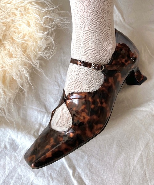 POMUM＆ARTS パンプス square toe maryjane pumps / スクエアトゥ