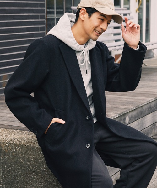 BEAUTY＆YOUTH UNITED ARROWS チェスターコート M ダークグレー メンズ