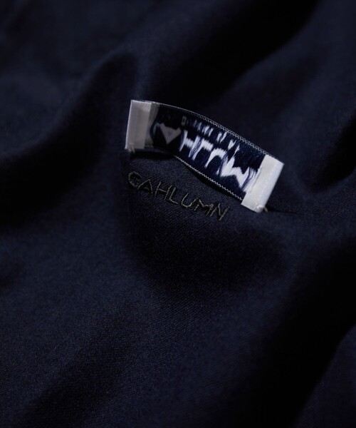 CAHLUMN（カウラム） シャツ Wool Flannel Baseball Shirt/ウール