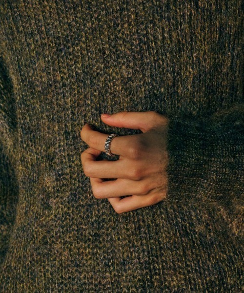 LIDnM（リドム） 指輪 リング Llife BOTTON BAND RING メンズ