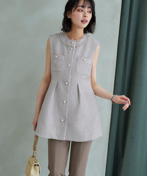 RUIRUE BOUTIQUE（ルイルエブティック） セットアップ カラーツイード