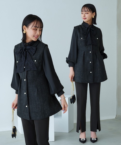 RUIRUE BOUTIQUE（ルイルエブティック） セットアップ カラーツイード