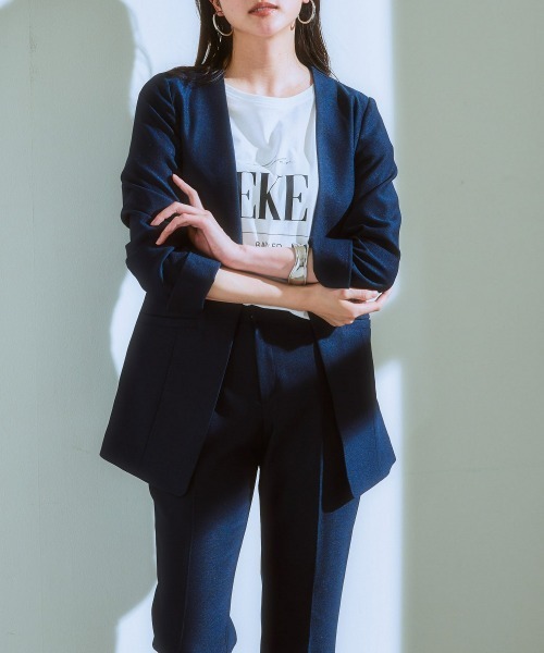 7days Life Styling セットアップ 「洗える」リネンライク ストレッチ