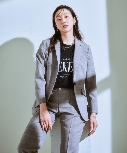 7days Life Styling セットアップ 「うすカル・洗える」シャドー