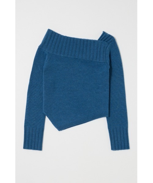 MOUSSY（マウジー） ニット セーター 「新色登場」ASYMMETRY トップス