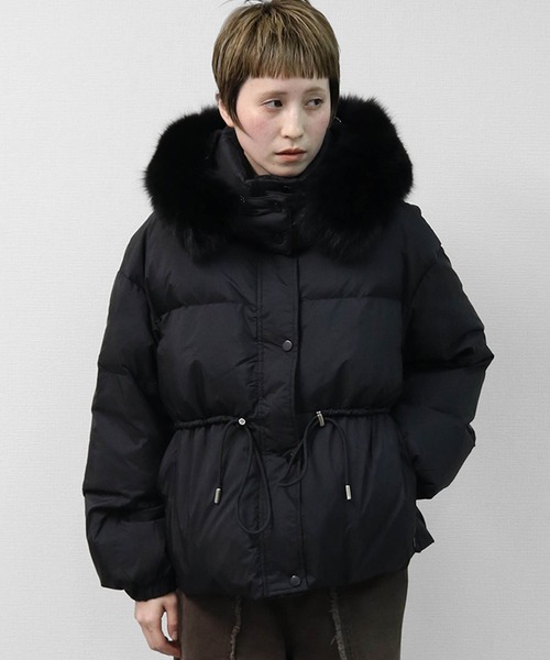 THE CELL. ダウンコート ダウンジャケット ファー付きミドルダウン FUR