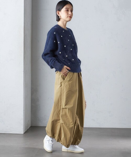 SHIPS（シップス） ニット セーター 「手洗い可能」ビジュー FOX