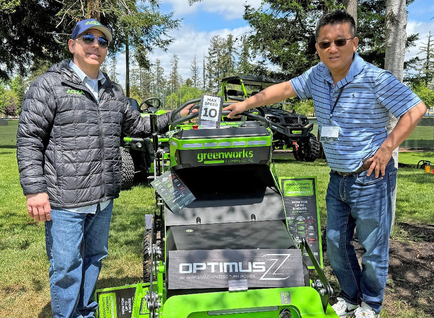Greenworks OptimusZ Zero Turn Mower Platform Becomes AGZA AFTC