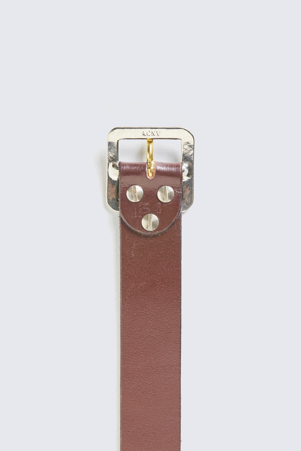 ACV-B02S UK BRIDLE LEATHER NARROW GARRISON BELT – ADDICT CLOTHES