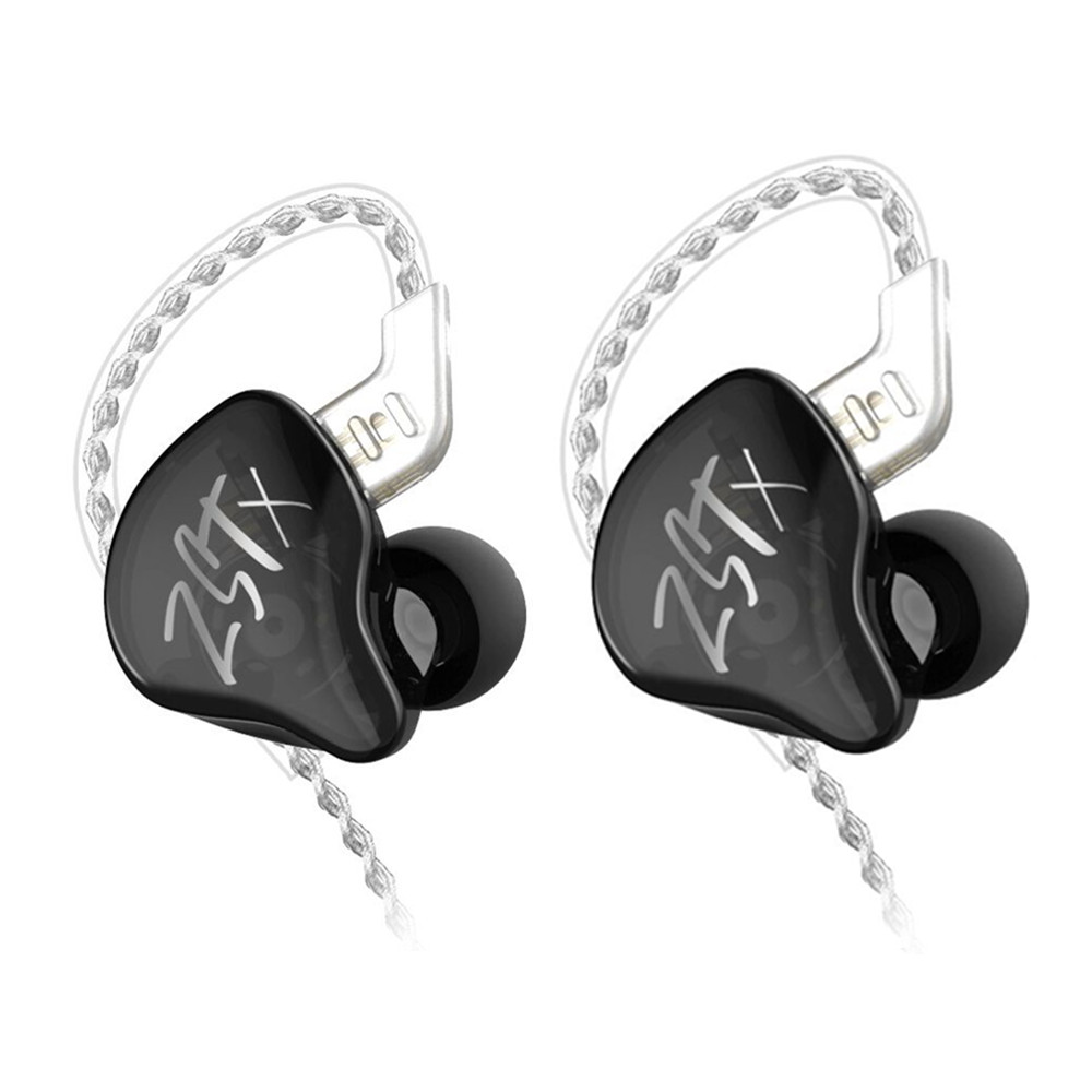 Kz zstx 1dd + 1ba driver híbrido fone de ouvido com cancelamento