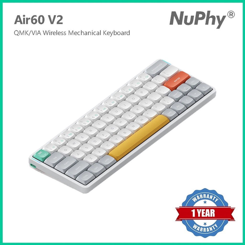 NuPhy Air60 V2 QMK/VIA Wireless Mechanical Keyboard - AliExpress 7