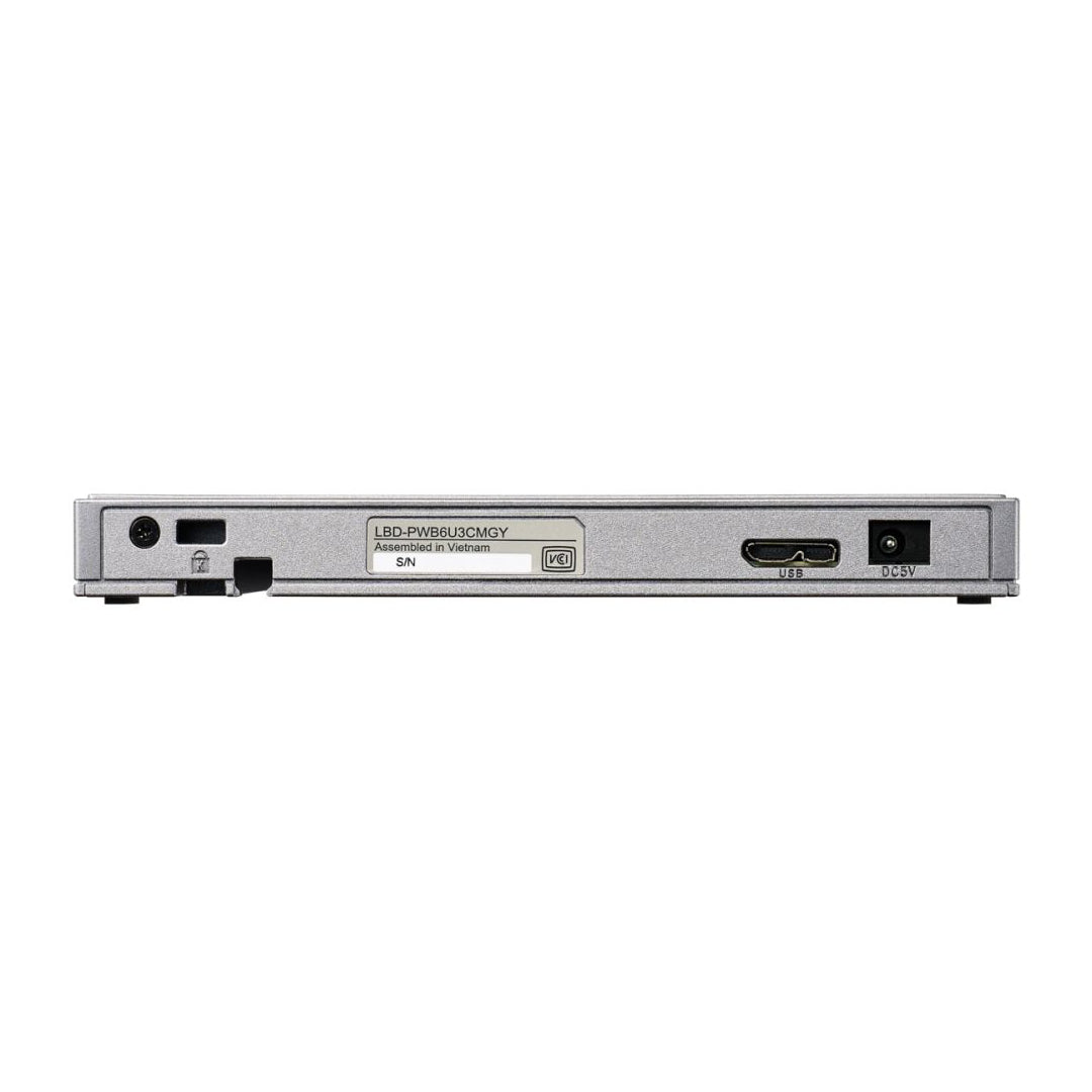Logitec USB Type-C対応 ポータブルブルーレイドライブ for Mac(グレー