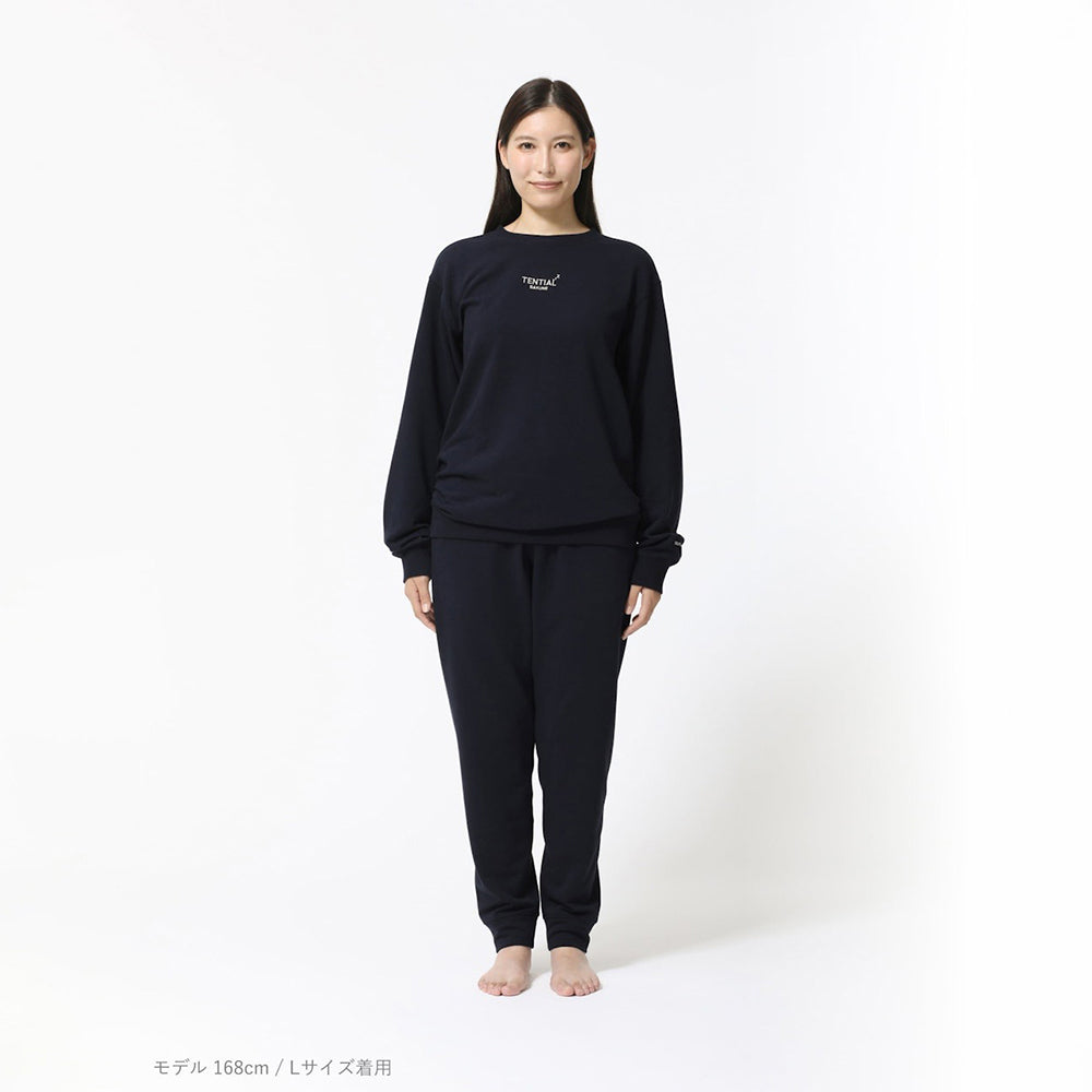 リカバリーウェア BAKUNE スウェット 上下 ネイビー (Women's_L