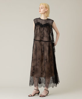 LOULOU WILLOUGHBY】レース切替ワンピース|allureville OFFICIAL SITE
