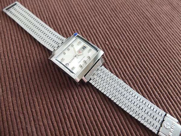 ラドー 希少品 RADO マンハッタン シルバー文字盤 デイデイト 美品