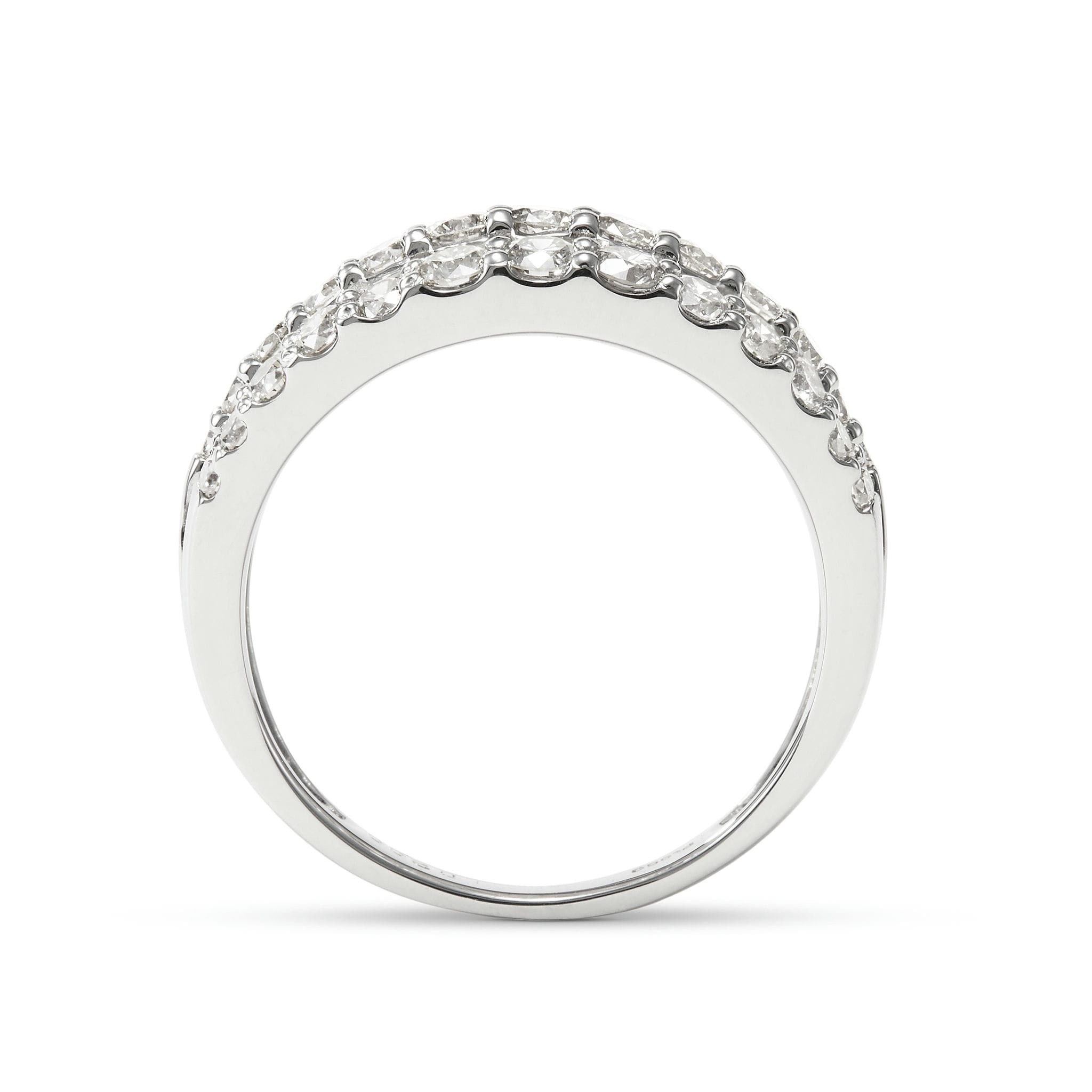 ダイヤモンド 計2.00ct Pt950 リング バケット＆ラウンド ボリューム