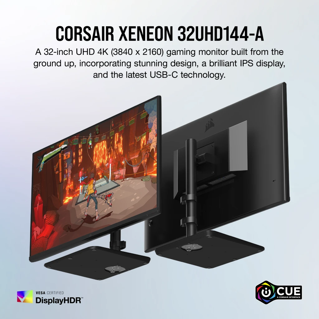 CORSAIR XENEON ​32UHD144-A 32-Inch IPS UHD (3840 x2160), 144Hz