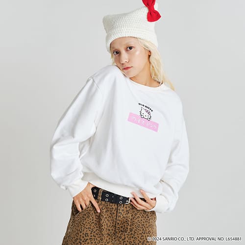 HELLO KITTY x atmos pink Double Open-end Zipper Parka GRAY（ハロー