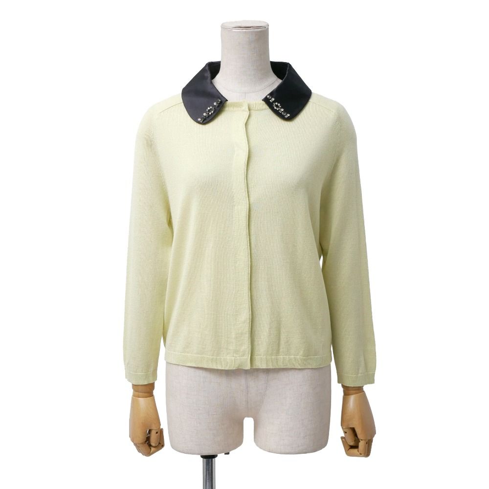MAX MARA STUDEO スタンドカラー 半袖 ニット カーディガン 美品